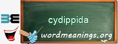 WordMeaning blackboard for cydippida